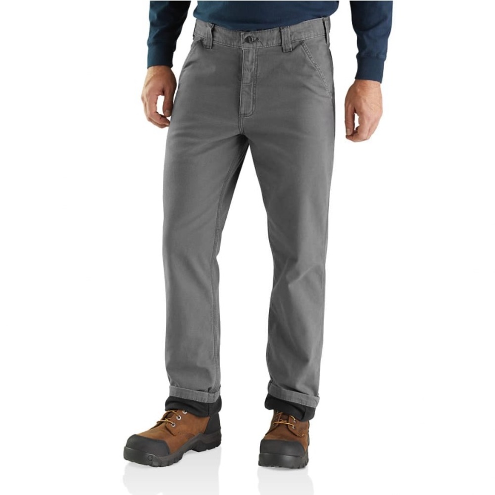 Carhartt Mens RELAXED FIT FLANNEL-LINED UTILITY WORK PANT